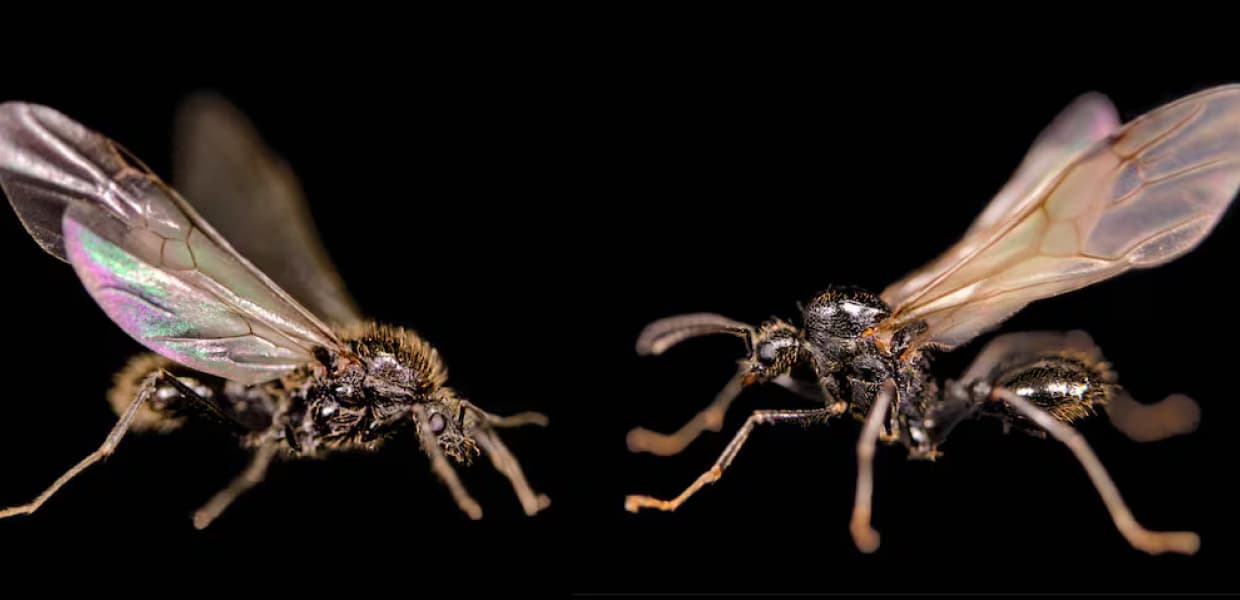 Imagen de portada para Hito científico: descubren en Europa una hormiga que produce crías de dos especies distintas