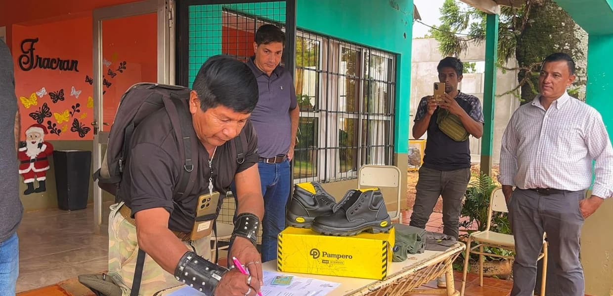 Imagen de portada para Fracrán fortalece su custodia ambiental: Ramón Alberto Sánchez, nuevo guardafauna Mbya