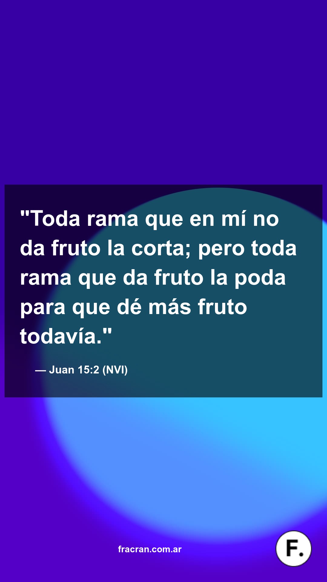 La Palabra del Día - Juan 15:2