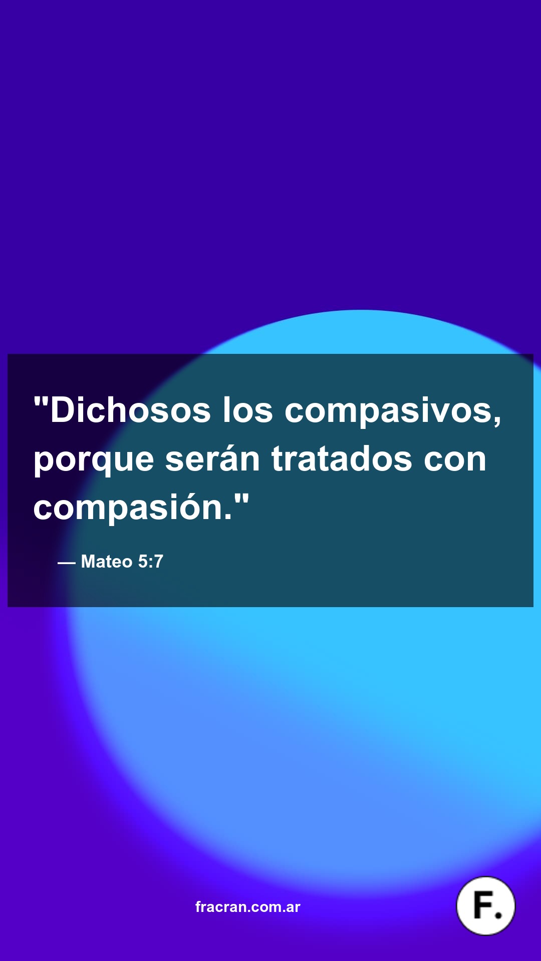 Versículo del día: Mateo 5:7