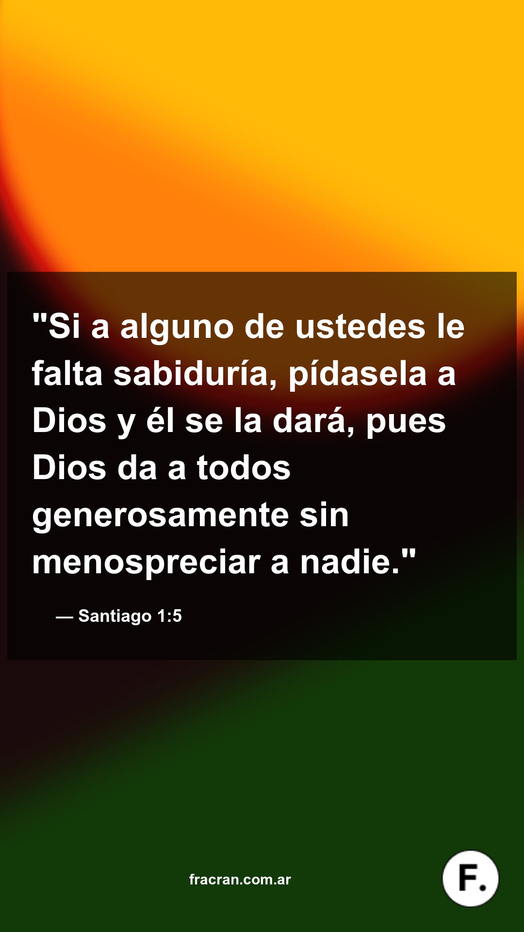 La Palabra del Día: Santiago 1:5