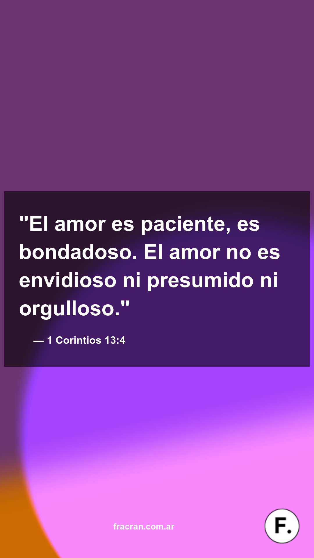 La Palabra del Día: 1 Corintios 13:4