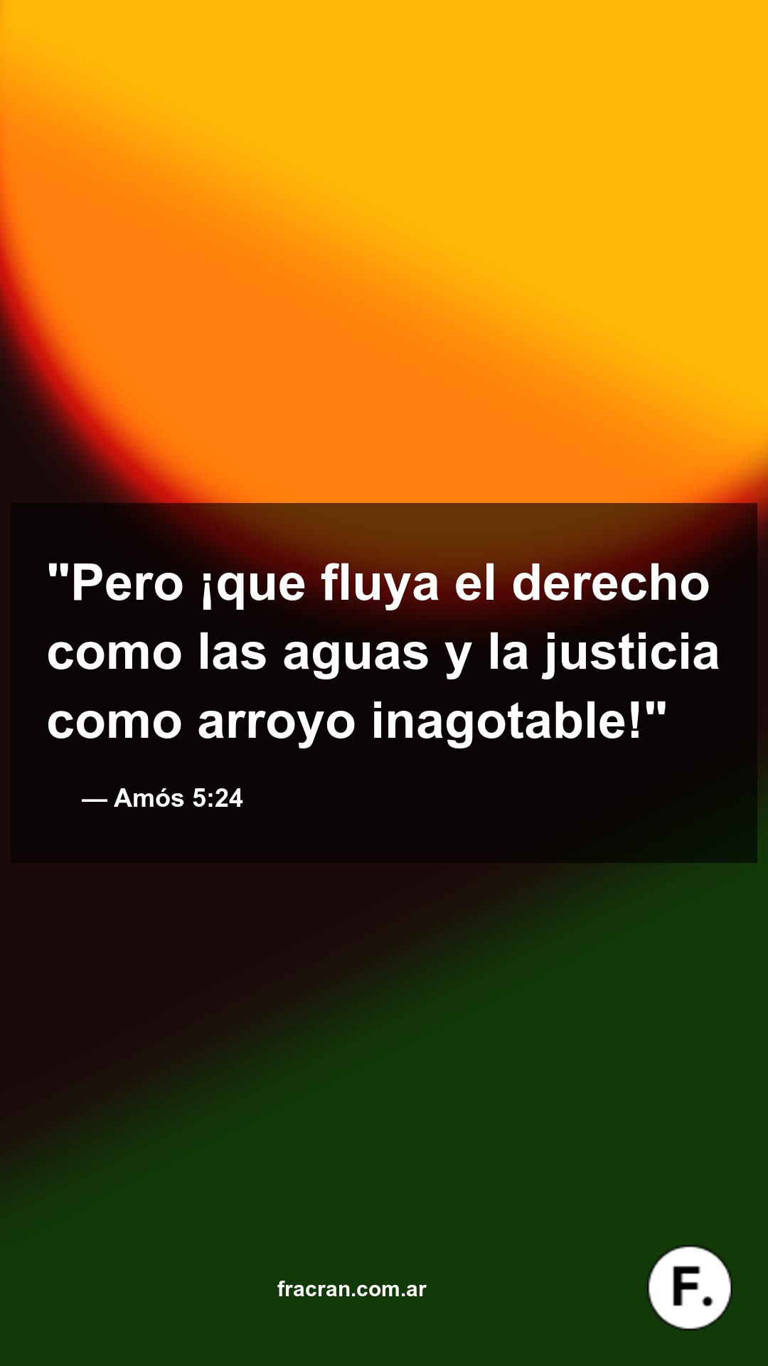 Amós 5:24 - La Palabra del Día
