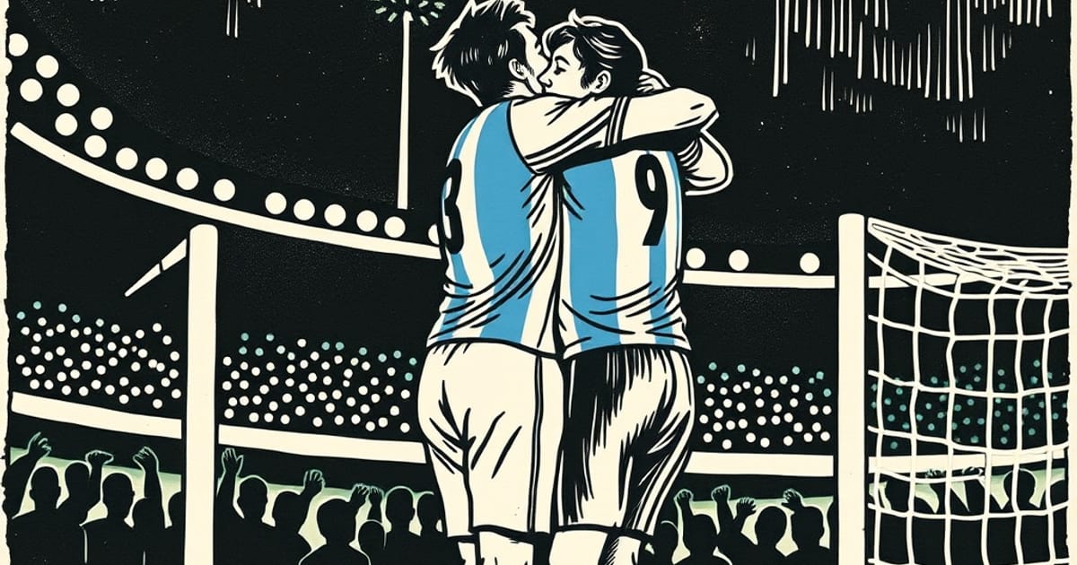 Imagen de portada para Argentina remontó a Inglaterra, está en la final y va por la cuarta