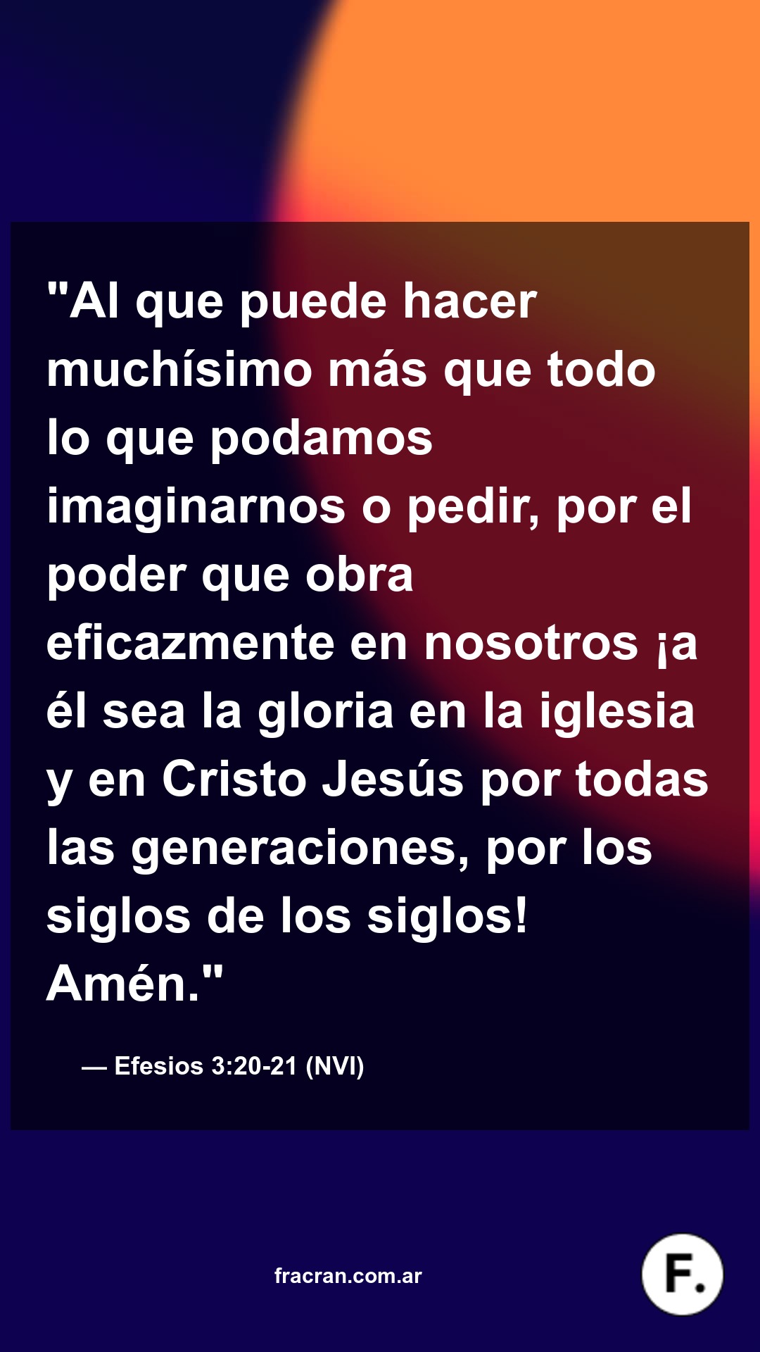 La Palabra del Día del 31 de julio de 2026.