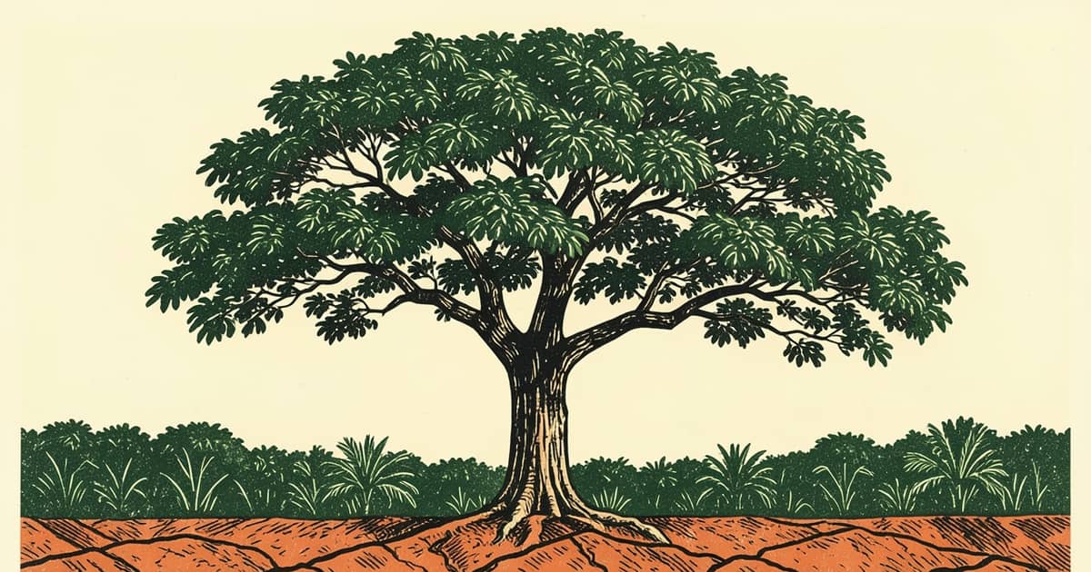 Ilustración editorial de portada sobre Glifosato: Passalacqua busca quitar la prohibición