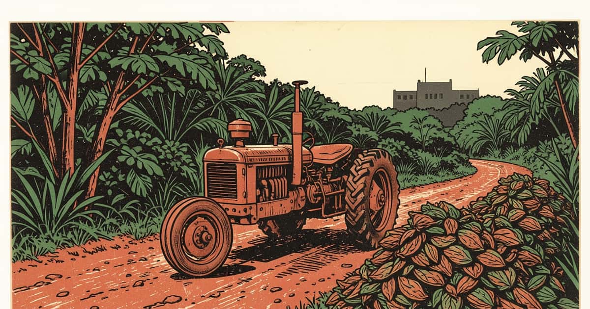 Ilustración editorial de portada sobre Yerba mate: piso mínimo en la Legislatura, ruta ante Milei