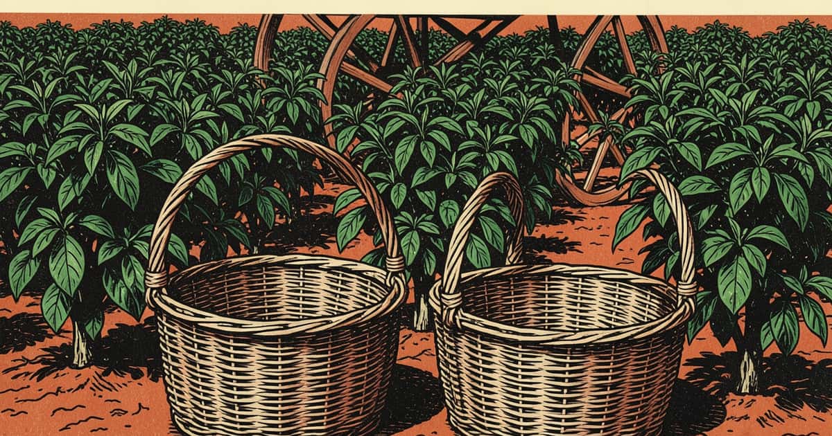 Ilustración editorial de portada sobre Yerba mate: la zona de Fracrán perdió 16,9% de cosecha