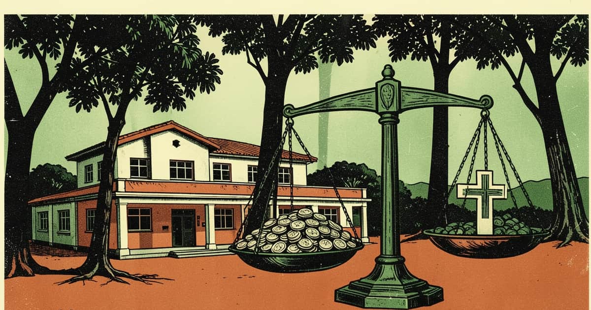 Ilustración editorial de portada sobre Misiones: Parque de la Salud se lleva la mitad de Salud