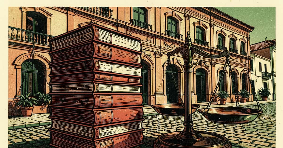Ilustración editorial de portada sobre Posadas: $210.866 millones de presupuesto y pelea por acceso