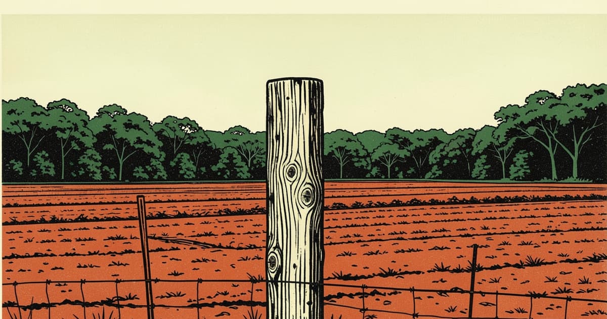 Ilustración editorial de portada sobre Misiones irá a la Justicia por tierras a extranjeros