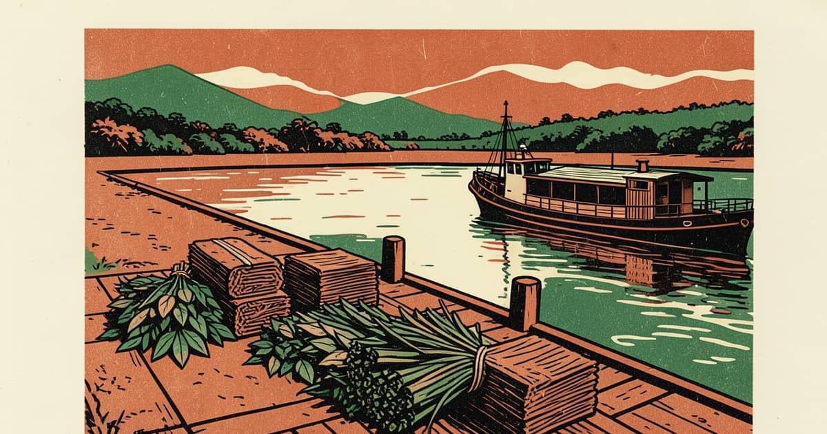 Ilustración editorial de portada sobre Misiones exportó más en 2025, pero el productor ganó menos