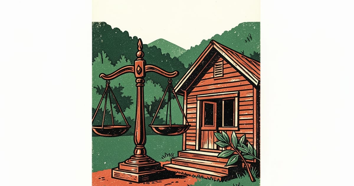 Ilustración editorial de portada sobre Premio nacional al CEMOAS de Misiones, con la ley más dura
