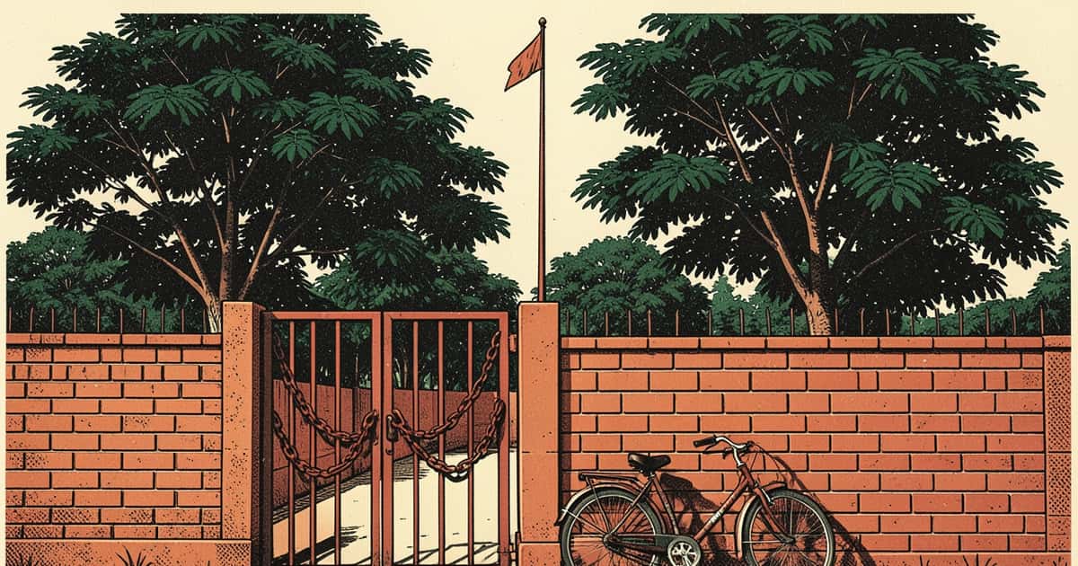 Ilustración editorial de portada sobre CGE apartó a una directora en Jardín América y hay paro