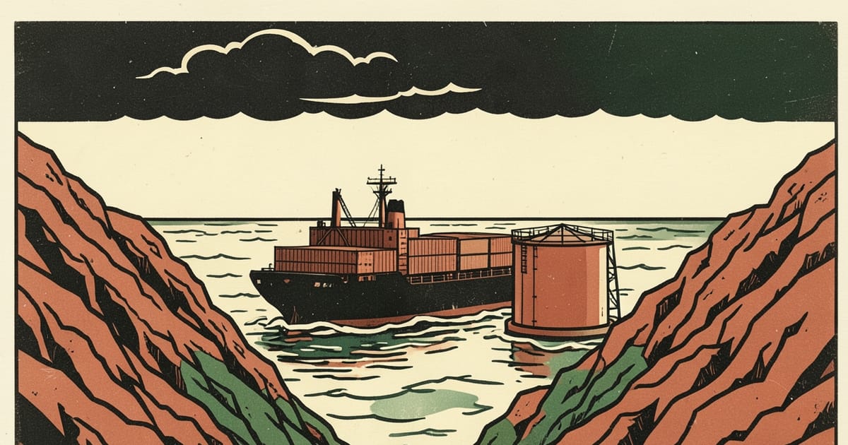 Ilustración editorial de portada sobre Resumen Mundo 14/10: crecer con la energía bajo ataque
