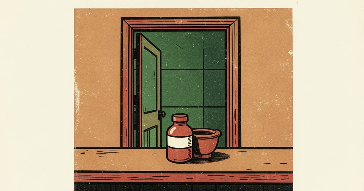 Ilustración editorial de portada sobre PAMI: el token abre una prueba de acceso en Misiones