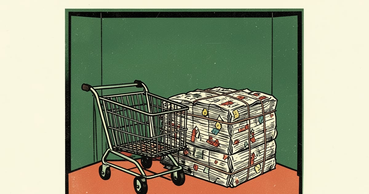 Ilustración editorial de portada sobre Posadas: reciclar también depende de cuándo se cobra