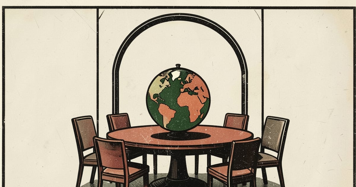 Ilustración editorial de portada sobre Resumen Mundo 18/10: frenar crisis exige más que fuerza