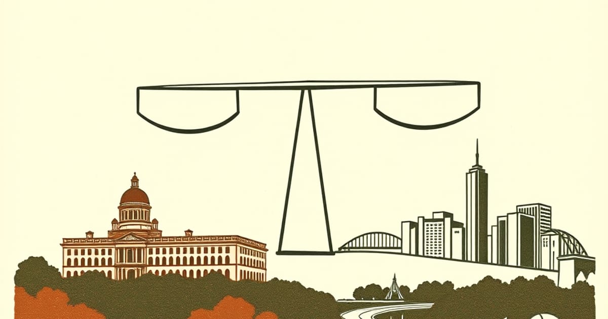 Ilustración editorial de portada sobre Deuda de los países: medio siglo bajo la lupa argentina