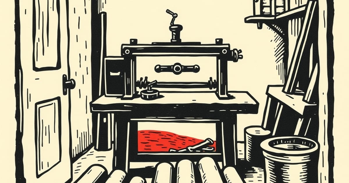 Ilustración editorial de portada sobre Metalúrgicas de Misiones: asociarse para conseguir pedidos