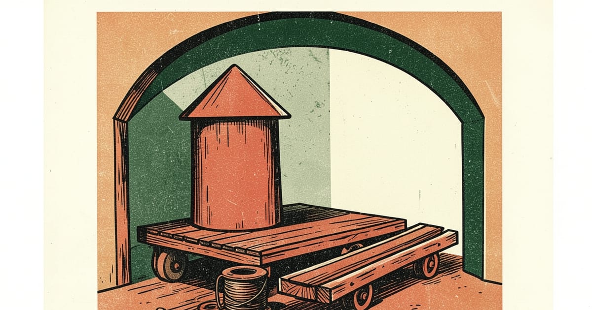 Ilustración editorial de portada sobre Posadas: las carrozas necesitan taller antes del desfile