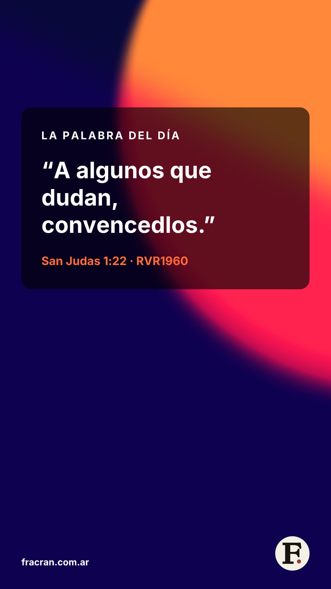 La Palabra del Día del Lunes, 5 de octubre de 2026