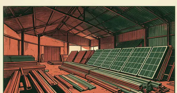 Ilustración editorial de portada sobre Mientras la industria cae en Misiones, ARME crece en Posadas